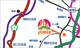 六福村主題遊樂園地圖