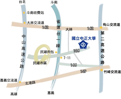 國立中正大學清江學習中心地圖