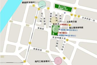 國立臺灣博物館地圖