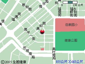 鴻成網版印刷地圖