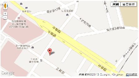 隆億台南吊車公司地圖