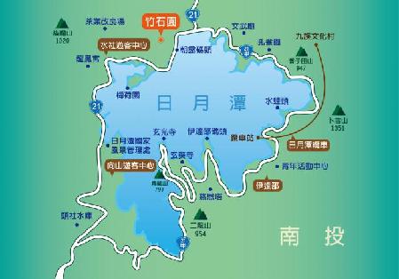 竹石園地圖