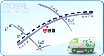 高雄國宮租車公司地圖