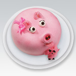 粉紅豬蛋糕